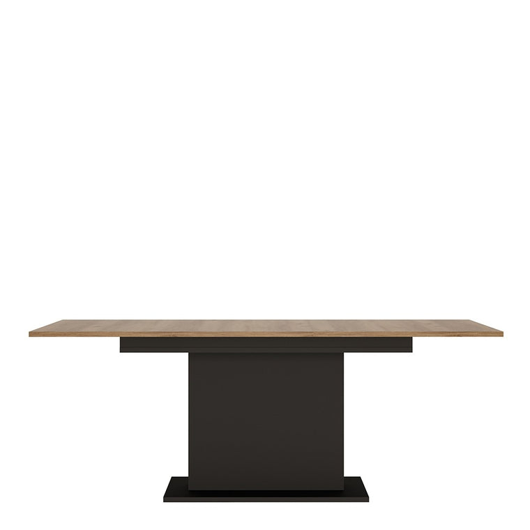 Axton Belmont Extending Dining Table With The Walnut And Dark Panel Finish