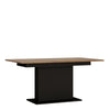 Axton Belmont Extending Dining Table With The Walnut And Dark Panel Finish