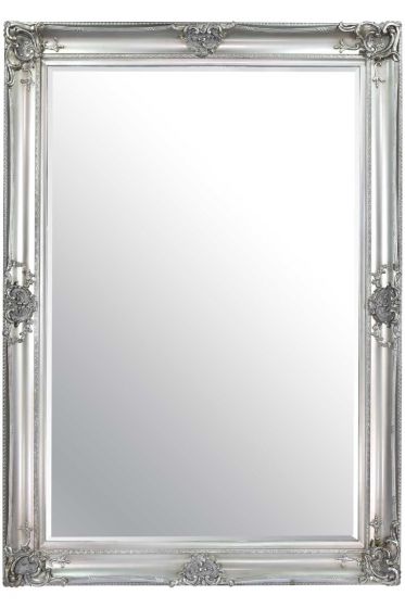 Carrington Baroque Silver Extra Large Leaner Mirror 213 x 152 CM