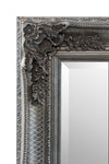 Carrington Silver Baroque Ornate Flourish Large Wall Mirror 110 x 79 CM