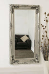 Carrington Silver Large Wall Mirror 175 x 89 CM