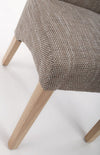 Hawksmoor Sunbrella Tweed Wave Back Oatmeal Dining Chair (Pair)
