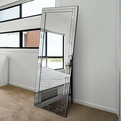 Luxford All Glass Bevel Free Standing Cheval Dress Mirror 5ft7 x 1ft11 170cm x 58cm