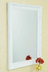 Carrington White Wall Mirror 110 x 79 CM