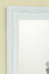 Carrington White Wall Mirror 110 x 79 CM