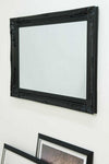 Carrington Black Wall Mirror 110 x 79 CM