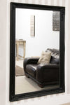 Carrington Baroque Black Leaner Mirror 170 x 109 CM