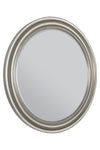 Melbury Silver Elegant Modern Bevelled Round Mirror 96 x 96 CM