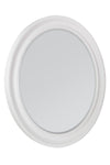 Melbury White Elegant Modern Bevelled Round Mirror 96 x 96 CM