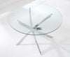 Daytona 120cm Glass Round Dining Table