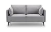 Julian Bowen Rohe 2 Seater Sofa Light Grey