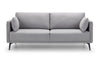 Julian Bowen Rohe 3 Seater Sofa Light Grey