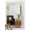 Carrington All Glass Triple Edge Bevelled Wall Mirror 100 x 70 CM