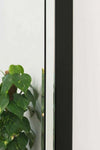 Carrington Black All Glass Dress Mirror 120 x 80 CM