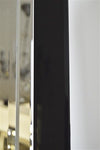 Carrington Black All Glass Cheval Mirror 150 x 40 CM