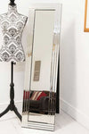 Carrington All Glass Triple Edge Bevelled Cheval Mirror 150 x 40 CM