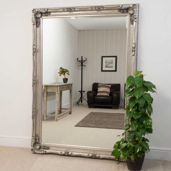 Carrington Silver Extra Large Wall Mirror 215 x 154 CM