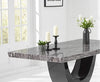 Rivilino 170cm Dark Grey Marble Dining Table