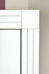 Carrington All Glass Bevelled Square Corner Full Length Mirror 174 x 85 CM