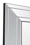 Carrington All Glass Venetian Modern Bevelled Mirror 68 x 58CM