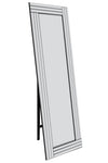 Carrington Venetian Modern Cheval Triple-Bevel Free Standing Mirror 170 x 58 CM 5ft7 x 1ft11