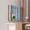 Carrington Loxley All Glass Bevelled Mirror 68 x 58 CM